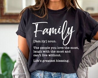 Family Definition Svg, Family Shirt Svg, Home Sign Svg, Family Sign Svg, Farmhouse Sign Svg Png Eps, Cricut Cut File, Sublimation