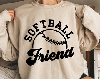 Softball Friend SVG, Bestie Cheer PNG EPS File (Digital Download)