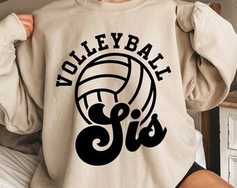Volleyball Sis Svg, Volleyball Sister Shirt Svg, Volleyball Sister Iron On Png, Cheer Sister, Game Day Svg Png Eps, Sublimation, Cricut