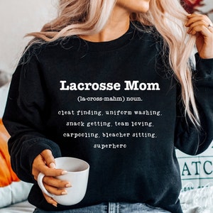 Lacrosse Mom Svg, Definicja Lacrosse Svg, Koszulka Lacrosse Mom Svg, Plik Svg do cięcia sportowego, Cricut, Sylwetka Png