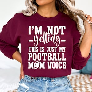 Ich schreie nicht das ist nur meine Fußball-Mama-Stimme, Fußball-Shirt-Svg, Mama-Leben-Svg, Fußball-Mama-Svg, Spieltag, Cricut, SVG-Png-Eps