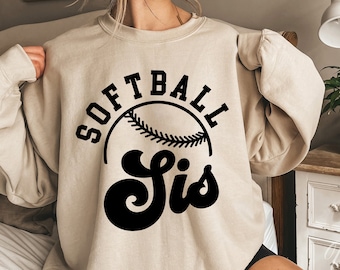 Softball Sis Svg, Softball Sister Svg, Girl Softball Shirt Svg, Game Day Shirt Svg, Love Softball Svg, Cut File For Cricut, Silhouette