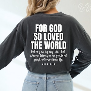 Want God hield zo van de wereld Svg, Johannes 3:16 Svg, Christelijke Svg, Bijbelvers Svg, Geloof Svg, Religieuze Svg Png Eps, Cricut Cut File