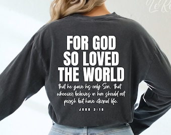 For God So Loved the World Svg, John 3:16 Svg, Christian Svg, Bible Verse Svg, Faith Svg, Religious Svg Png Eps, Cricut Cut File