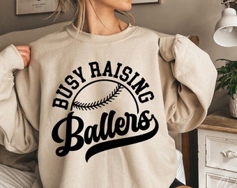 Busy Raising Ballers Svg Png Eps, Baseball Mama Svg, Trendy Baseball Svg, Baseball Mom Svg, Sports Mom Svg, Cricut, Sublimation