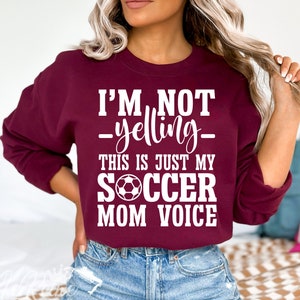 Ich schreie nicht das ist meine Fußball Mama Stimme, Spieltag, Sport Zitat, Fußball Mama geschnitten Datei, Eps Png, Silhouette oder Cricut