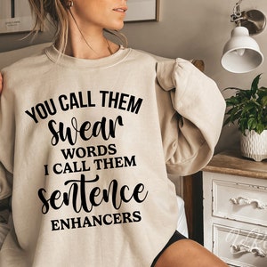 Du nennst sie Schimpfworte ich nenne sie Satz Verstärker svg, sarkastische Zitate svg, lustiger Spruch svg, sarkastische svg, Cricut, Sublimation