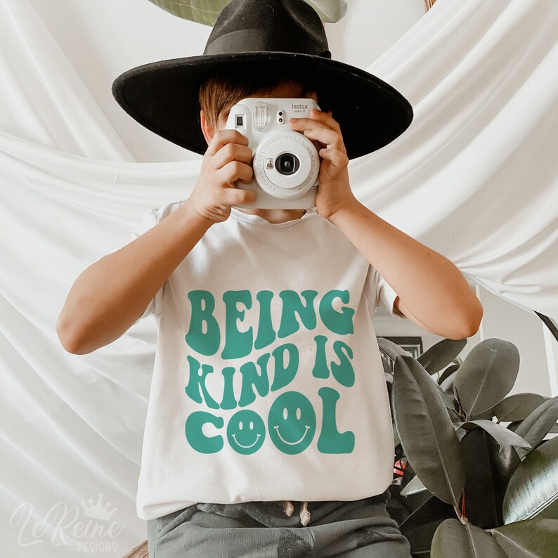 Being Kind is Cool Svg Choose Happy Svg Back to School Svg Etsy New