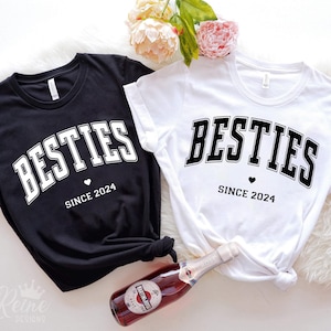 Aangepaste Besties sinds Svg, aangepaste beste vrienden Svg, beste vriend Svg, BFF bijpassende Svg, BFF verjaardagscadeau Svg, Cricut Cut-bestand, sublimatie