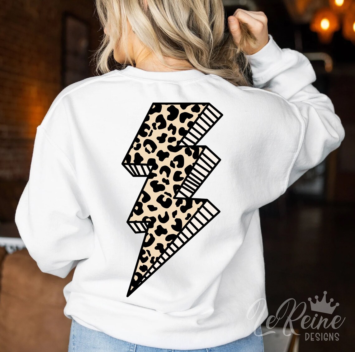 Leopard Lightning Bolt Svg, Leopard Print Thunder, Cheetah Lightning ...