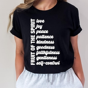 Fruit of the Spirit SVG PNG, christelijke bijbelvers sublimatie, Galaten 5:22 vriendelijkheid vreugde vrede liefde Cricut gesneden bestand, schrift png