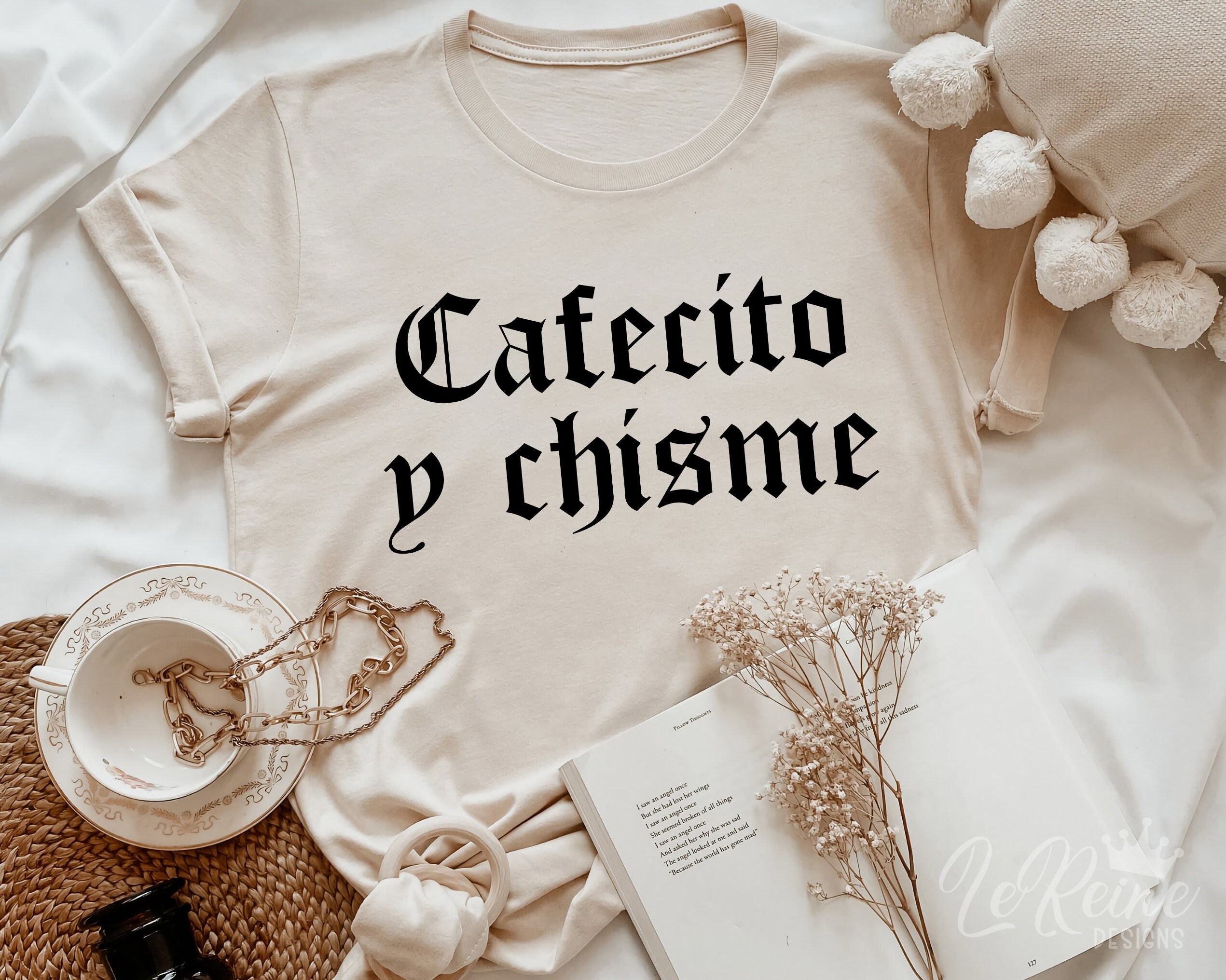 Cafecito Y Chisme Svg Chismosa Spanish Svg Spanglish Etsy