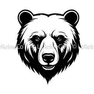 Bear Clipart, Bear Vector, Bear Cut File, Bear Silhouette, Forest Animal Svg, Bear Cut File, Bear Silhouette, Bear Png Dxf Svg Eps