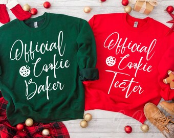 Paquete SVG para pastelero/a de galletas y probador/a de galletas, camiseta navideña para hornear (descarga digital)