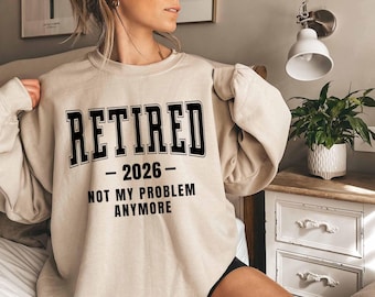 Gepensioneerd 2026 Svg, niet mijn probleem meer Svg, pensioen Svg, Happy Retirement Svg, gepensioneerde citaten Svg, Cricut & Silhouette-bestanden
