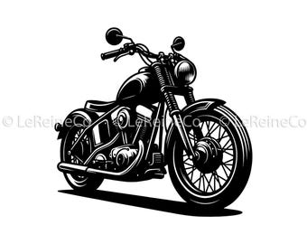 Motorcycle Svg, Motor Bike Svg, Motorcycle Clipart, Motorcycle Cricut, Motorcycle Vector, American Biker Svg, Bike Rider Svg Png Eps Dxf