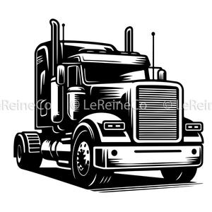 Semi Truck Svg, Truck Driver Clipart, Trucker Svg, Semi Truck Trailer Svg, Semi Truck Png, Semi Truck Vector, Semi Truck Cut File, Eps Dxf