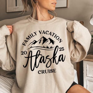 Family Vacation Alaska 2025 Svg, Alaska Trip Svg, Alaska Family Cruise Svg, Family Matching Vacation Shirts Svg, Sublimation Png, Cricut Svg