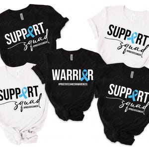 Groupe de soutien pour le cancer de la prostate et guerrier, Svg ruban bleu, Svg de chemise familiale, Svg de sensibilisation au cancer de la prostate, Cricut, Png pour sublimation