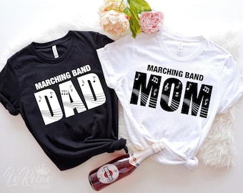 Marching Band Mom Dad Svg Bundle, Marching Band Shirt Svg, Band Mom Svg, Band Dad Svg, Band Family Svg, Cricut, Svg Png Eps