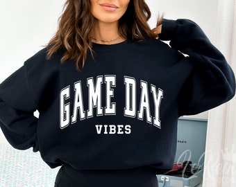 Game Day Vibes Svg, Football Svg, Game Day Svg, Football Mom Svg, Sports T-Shirt Svg, Game Day Vibes T-Shirt Svg Png, Cricut