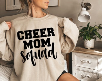 Cheer Mom Squad Svg, Stolt Cheer Mom Svg, Cheer Cut-fil, Cheer Mama Svg, Cheer Squad Svg, Cheer Life Svg, Cheerleading Svg, Cheerleader Png