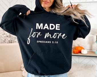 Made For More SVG, Ephesians 2:10 PNG, Christian Motivational Quote EPS, Bible Verse Scripture Cut File, Cricut Sublimation Design