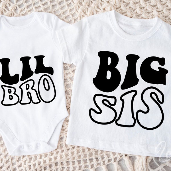 Big Sis Svg, Lil Bro Svg, Big Sister Svg, Little Brother Svg, Sister Brother Svg, Sibling Svg, Brother Svg, Sister Svg, Cricut, Sublimation