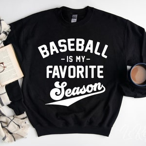Beisebol é minha temporada favorita Svg, Camisa de beisebol Svg, Cheer Fan Svg, Arquivo de corte de beisebol, Silhueta, Cricut, Svg Png Eps