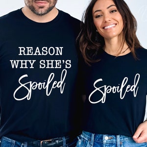 Reden waarom ze verwend is Svg, verwend Svg, paar bijpassende Svg, grappige sarcastische Svg Png Eps, Cricut Cut-bestand