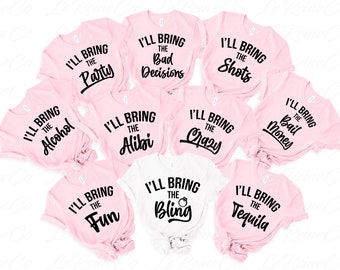 I'll bring the SVG Bundle, Bachelorette Shirts Svg, Bride Squad Svg, Bride Shirt Svg, Wedding Svg Bride, Best Friend SVG, Funny Svg Png Eps