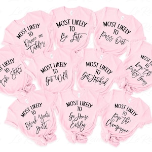 Hoogstwaarschijnlijk SVG-bundel, vrijgezellenshirts Svg, bruid Squad svg, bruid Shirt Svg, bruiloft Svg bruid, Cricut, sublimatie, Svg Png Eps