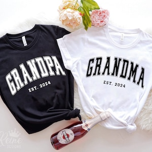 Opa Oma Est 2024 SVG-Bundle, gefördert zum Opa-Svg, Oma wird zu sein, neue Großmutter Großvater-Svg-Png-Eps, Cricut