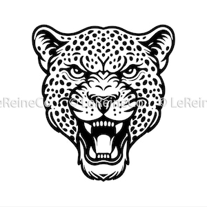 Leopard Head Svg, Leopard Clipart, Leopard Png, Leopard Face Svg, Cheetah Svg, Leopard Cut File, Leopard Print, Cricut Cut File, Sublimation
