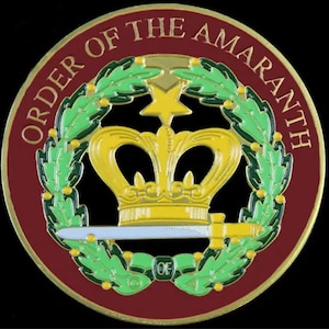 OES Amaranth Car Emblem