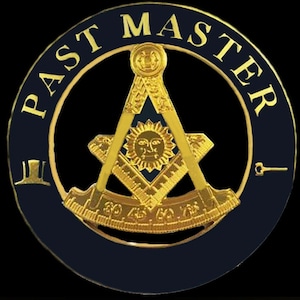 Masonic Past Master Car Emblem