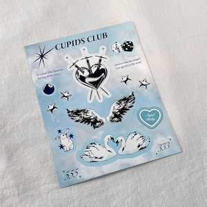 Sticker bébé ange | Autocollant imperméable en vinyle mat | Sticker Kindle, sticker pour ordinateur portable