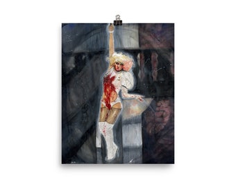 Lady Gaga Paparazzi 2009 VMA&#39;s Giclée Art Prints