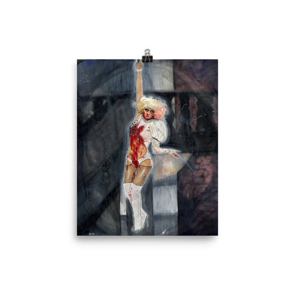 Lady Gaga Paparazzi 2009 VMA's Giclée Art Prints