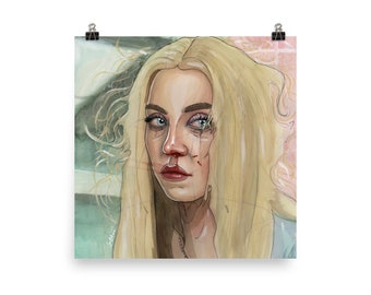 Cassie Howard Fight Euphoria Temporada 2 Finale Giclée Art Prints