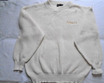 Andrew Rohan Cable Knit Pullover Sweater Size L