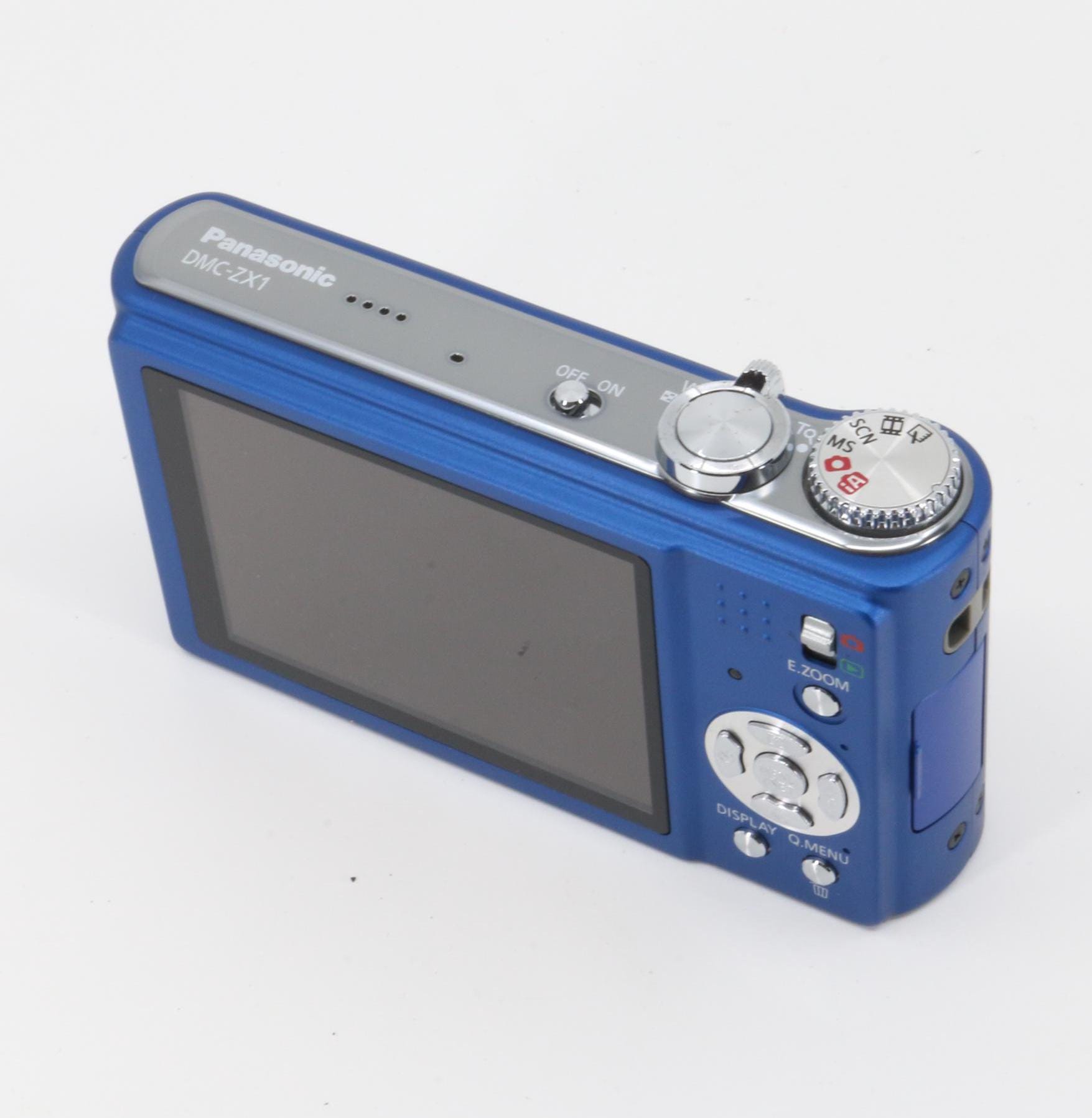 MINT Panasonic Lumix DMC-ZX1 Blue Digital Camera (power Adapter