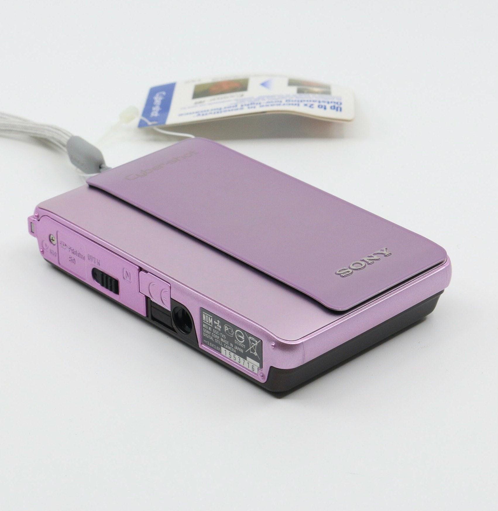 New Light Pink Sony Cybershot DSC-TX5 + Case Vintage Digital