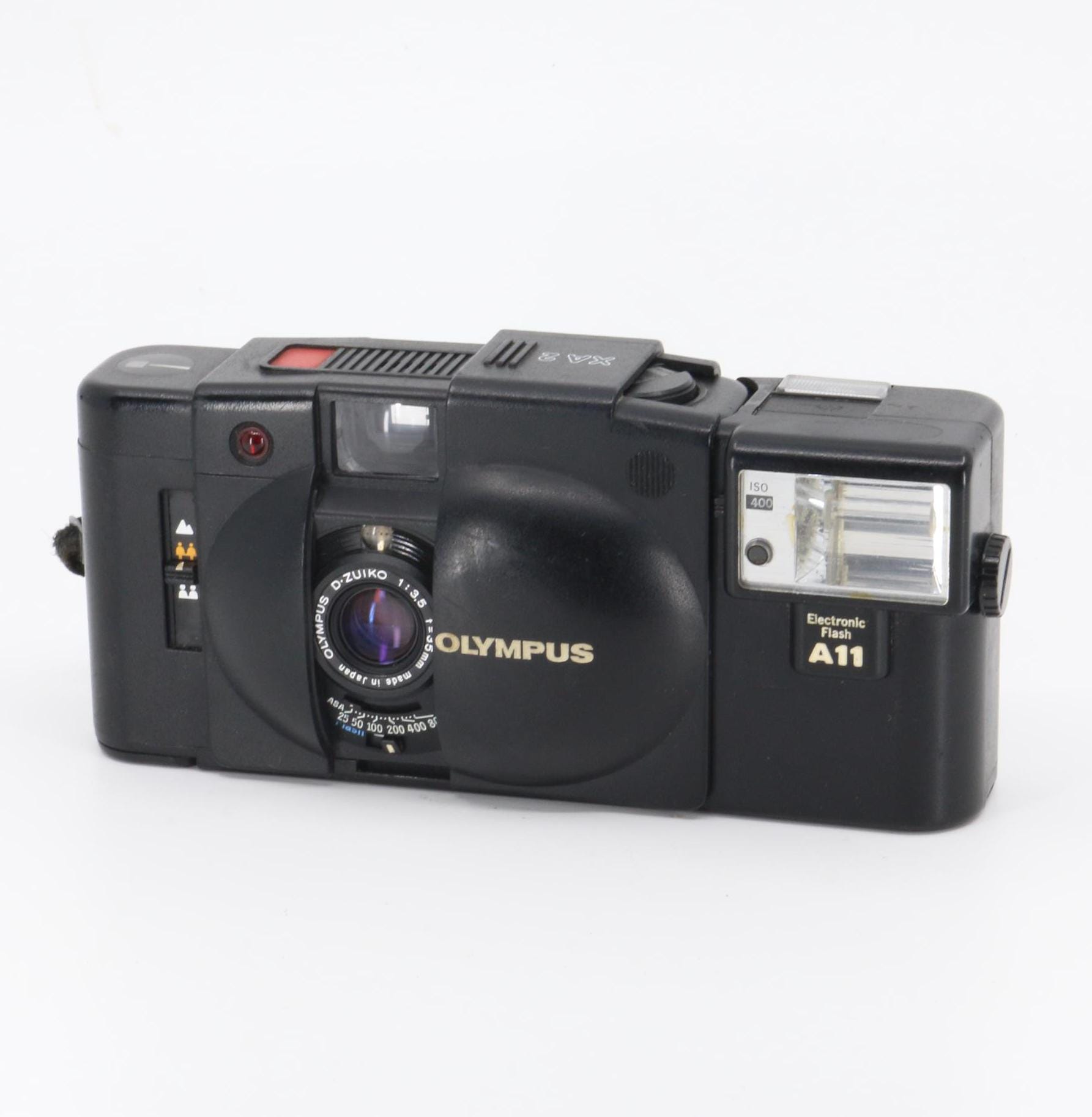 Buy Olympus XA 2 + A11 Flash Unit 35mm Film Camera Serviced Online