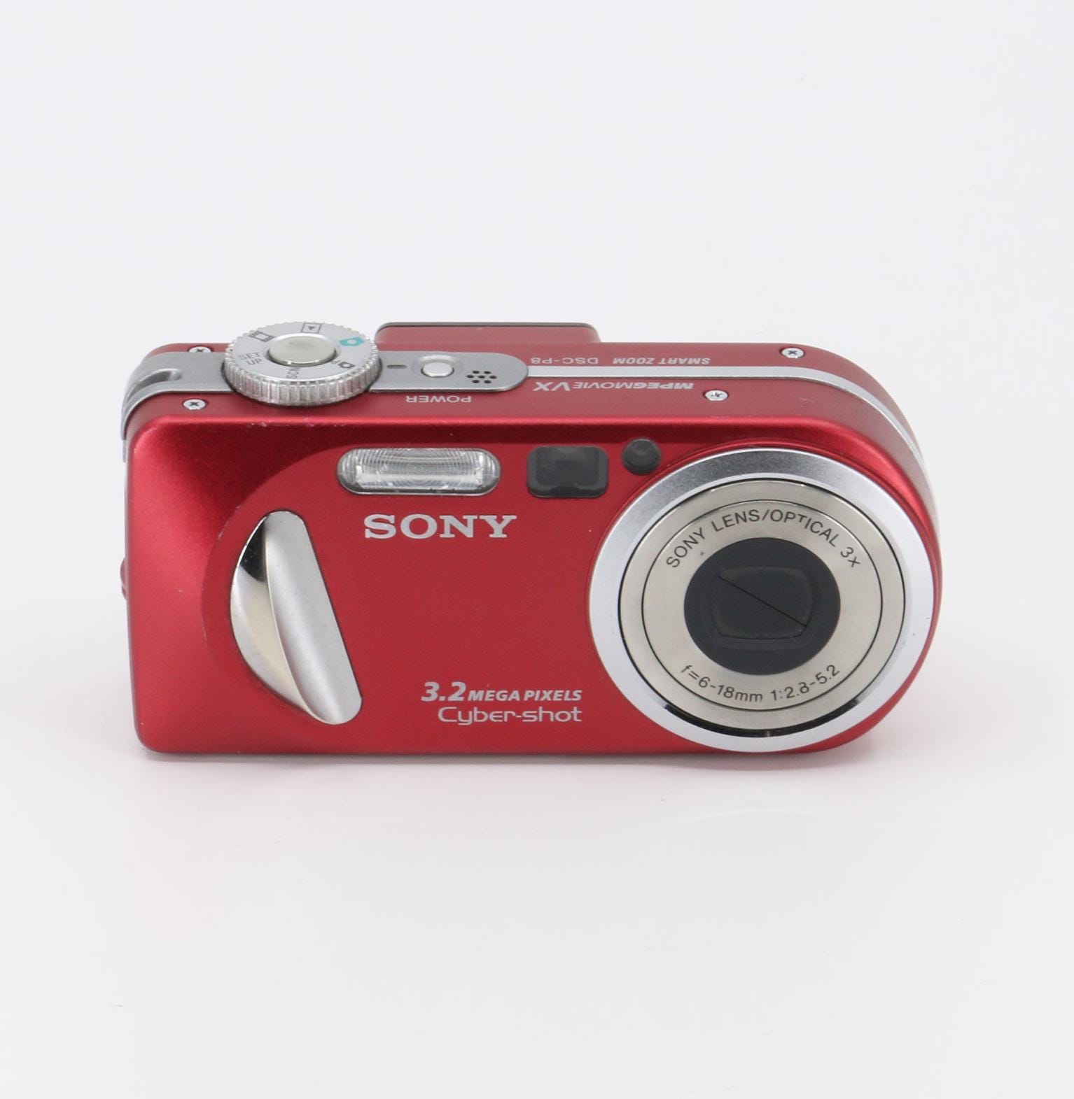 美品 動作品 平成レトロ SONY Cyber−Shot DSC-P8 Y2K Sony Cyber-shot DSC-P8 Set Vintage Digital Camera Set (power