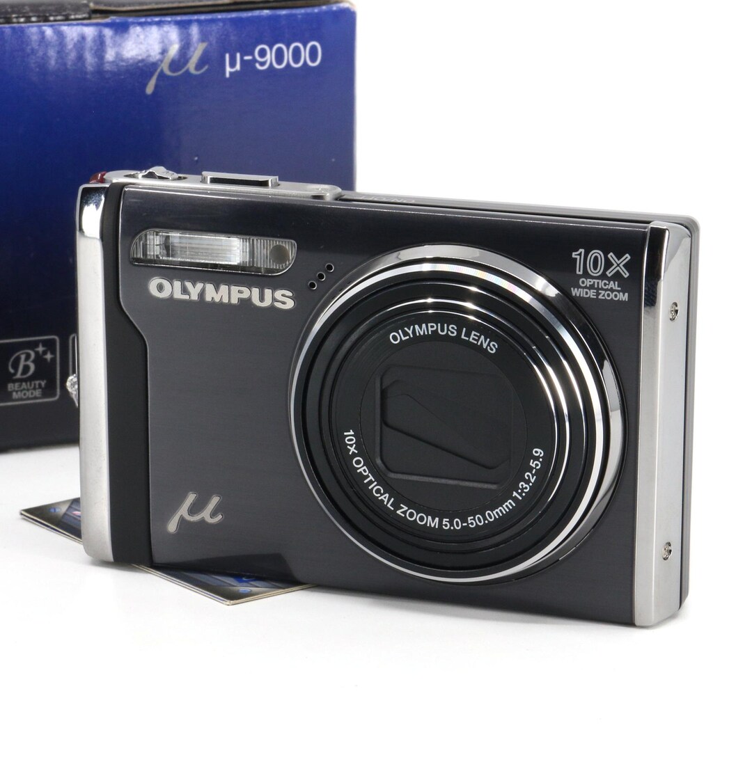New Olympus Mju 9000 Dark Grey NOS Vintage Digital Camera
