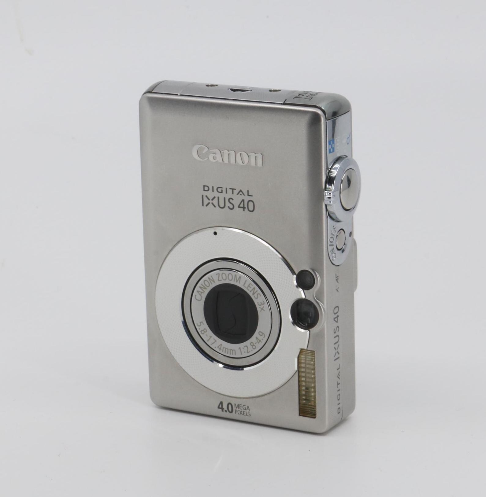 Canon IXUS 40 Digital Compact – Retro Camera Shop