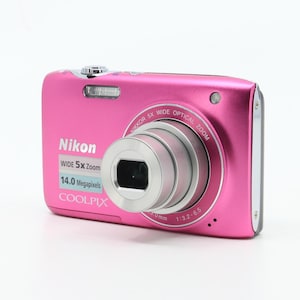 Nikon Coolpix S3100 Pink Digital Camera (power Adapter Based on
