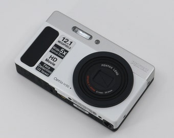 New Rare GIFT Pentax Optio H90 Ceramic White Vintage Digital