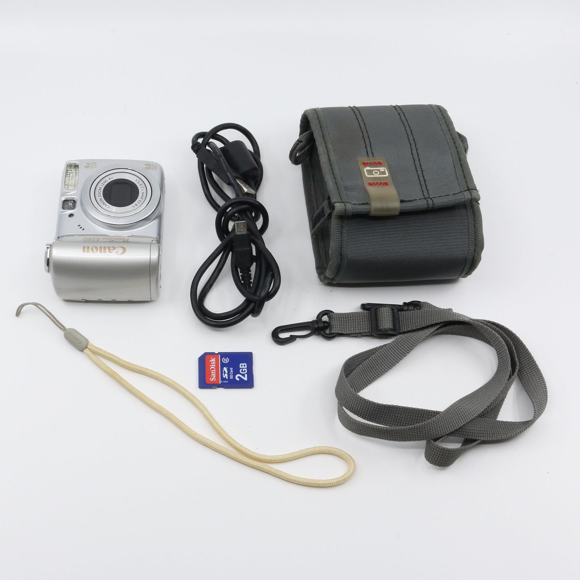 Canon Powershot A580 Aiaf Vintage Digital Camera Set With Canon Powershot A580 Aiaf Vintage Digital Camera Set With